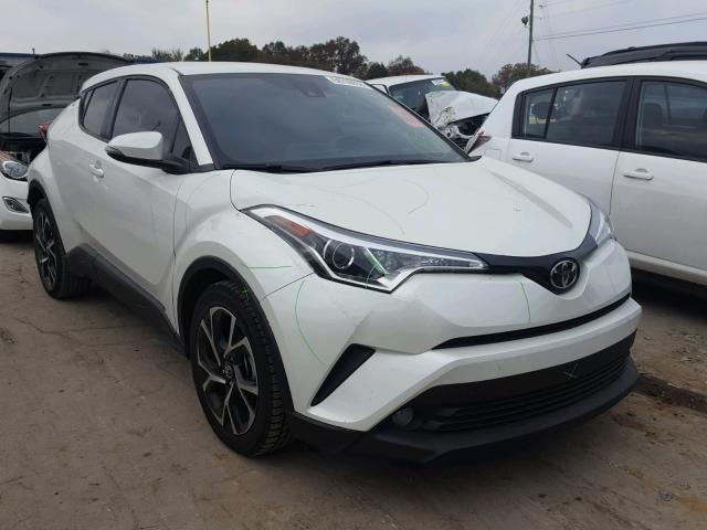 NMTKHMBX5JR016677 - 2018 TOYOTA C-HR XLE WHITE photo 1