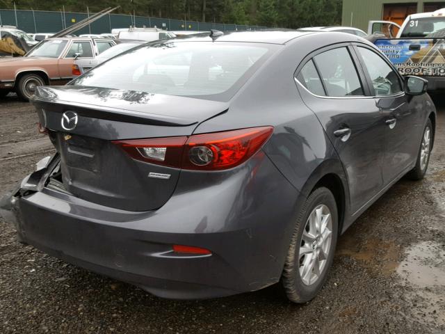 JM1BM1V71E1202534 - 2014 MAZDA 3 TOURING GRAY photo 4