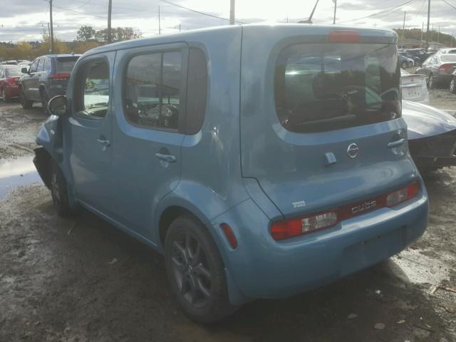 JN8AZ2KR1AT152245 - 2010 NISSAN CUBE BASE BLUE photo 3