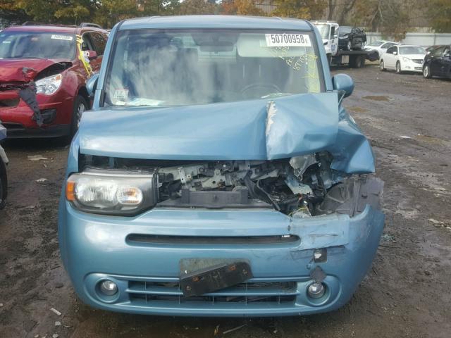 JN8AZ2KR1AT152245 - 2010 NISSAN CUBE BASE BLUE photo 9