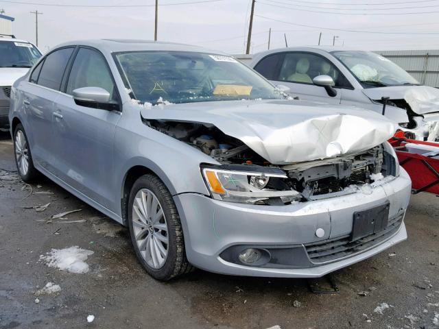 3VWLL7AJ9EM403092 - 2014 VOLKSWAGEN JETTA TDI SILVER photo 1