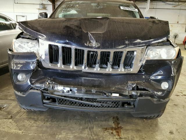 1J4RR4GG2BC656302 - 2011 JEEP GRAND CHER BLUE photo 9