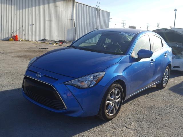 3MYDLBZV7GY101542 - 2016 TOYOTA SCION IA BLUE photo 2