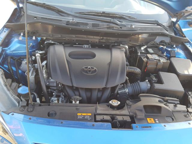 3MYDLBZV7GY101542 - 2016 TOYOTA SCION IA BLUE photo 7