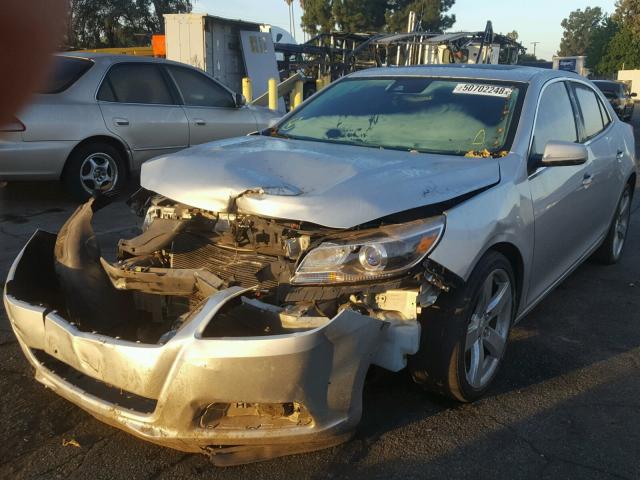 1G11J5SX3DF232404 - 2013 CHEVROLET MALIBU LTZ SILVER photo 2