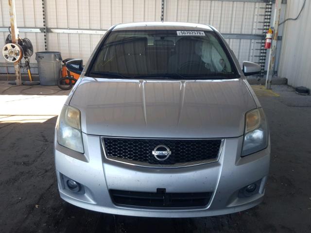 3N1AB6AP4CL661232 - 2012 NISSAN SENTRA 2.0 SILVER photo 10