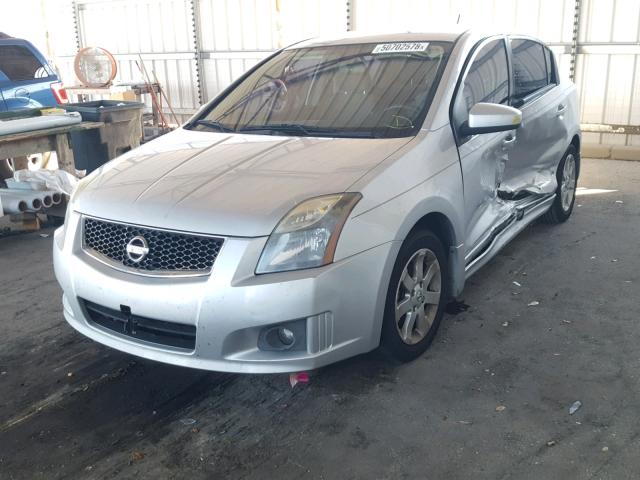 3N1AB6AP4CL661232 - 2012 NISSAN SENTRA 2.0 SILVER photo 2