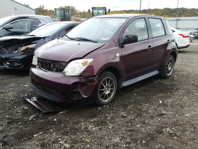 JTKKT624450119074 - 2005 TOYOTA SCION XA PURPLE photo 2