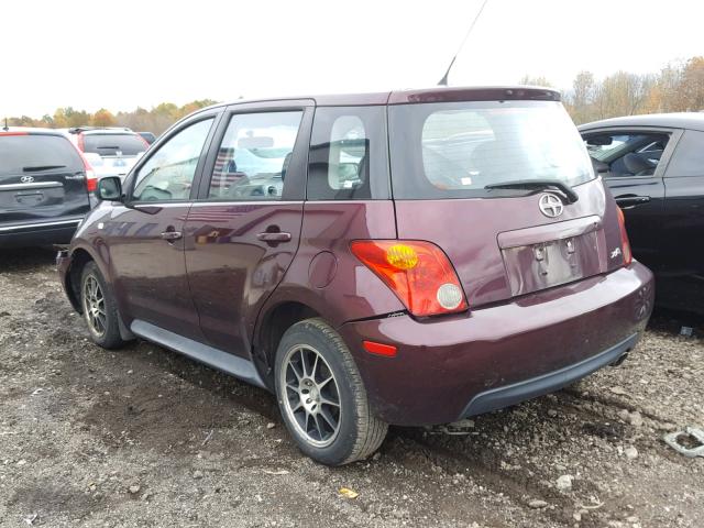 JTKKT624450119074 - 2005 TOYOTA SCION XA PURPLE photo 3