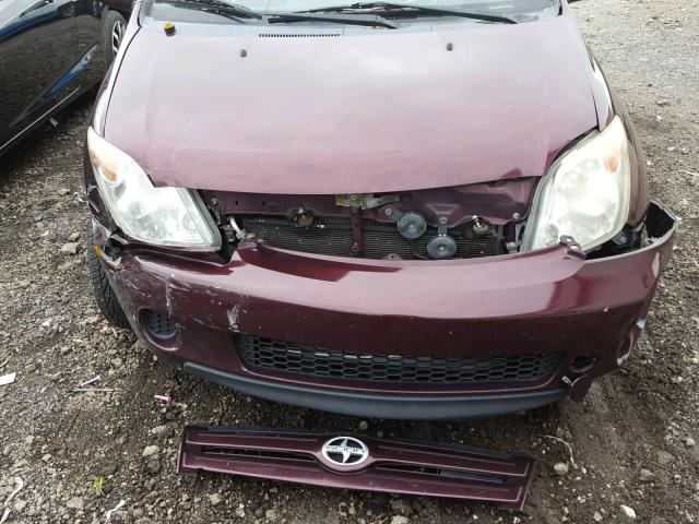 JTKKT624450119074 - 2005 TOYOTA SCION XA PURPLE photo 7