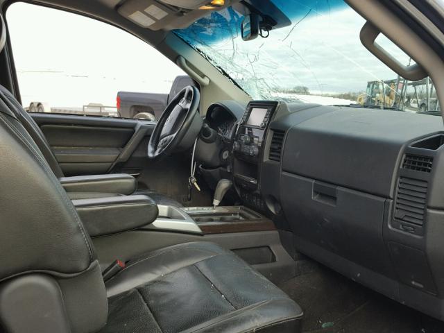 1N6AA0CC5DN306530 - 2013 NISSAN TITAN S BLUE photo 5