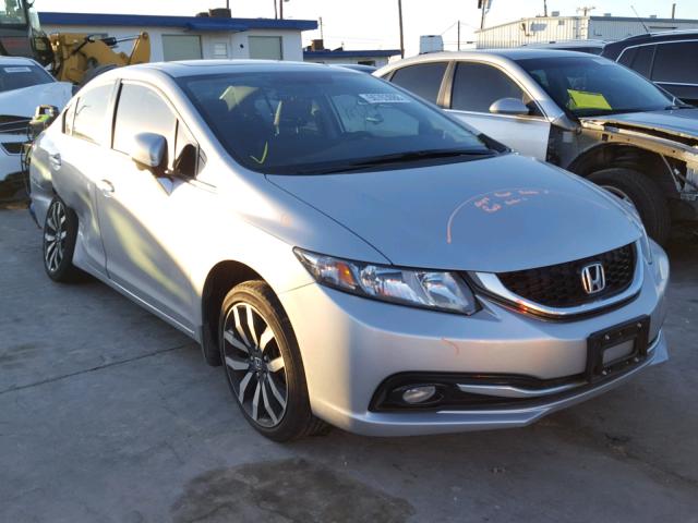 19XFB2F93FE079427 - 2015 HONDA CIVIC EXL SILVER photo 1