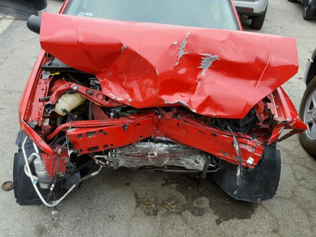 1FAFP37N26W152186 - 2006 FORD FOCUS ZX5 RED photo 7