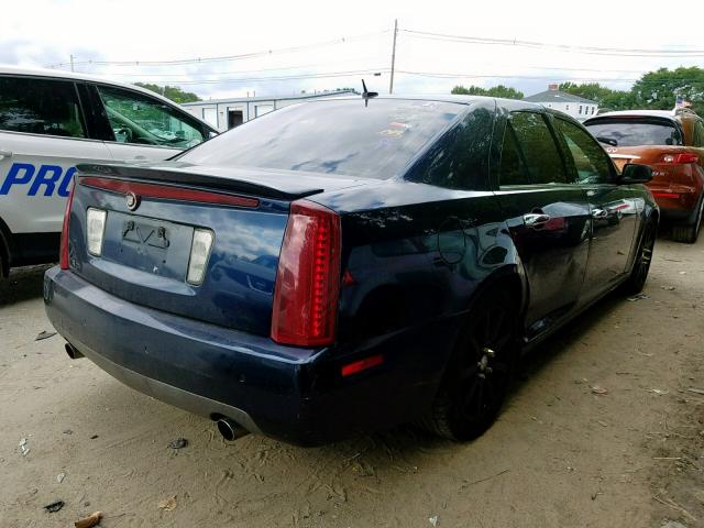 1G6DC67A950164285 - 2005 CADILLAC STS BLUE photo 4