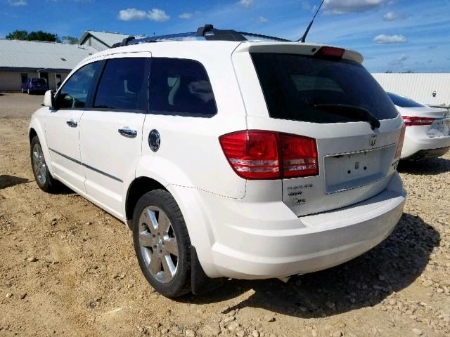 3D4PH6FV3AT180868 - 2010 DODGE JOURNEY R/ WHITE photo 3