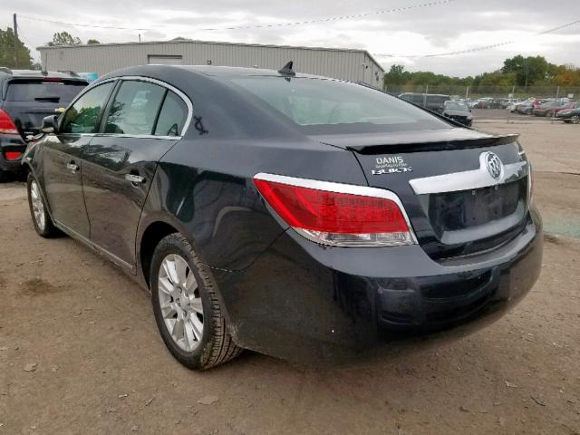 1G4GC5ER9DF167207 - 2013 BUICK LACROSSE BLACK photo 3