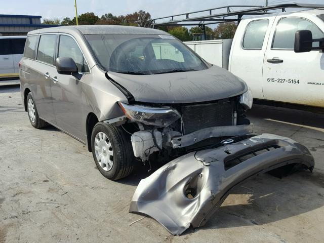 JN8AE2KP5F9120249 - 2015 NISSAN QUEST S GRAY photo 1