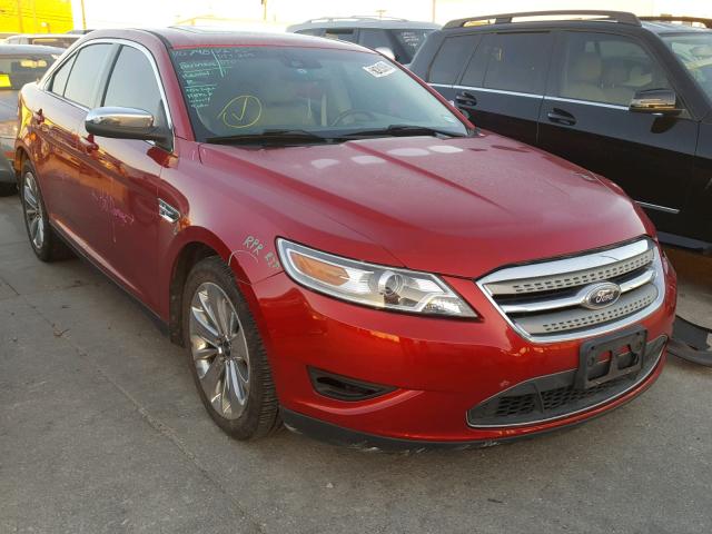 1FAHP2FW9BG103200 - 2011 FORD TAURUS LIM RED photo 1