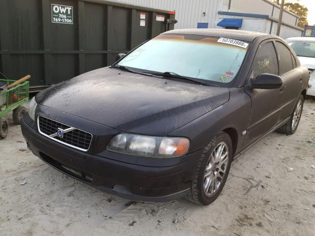 YV1RS58D922096671 - 2002 VOLVO S60 2.4T BLACK photo 2