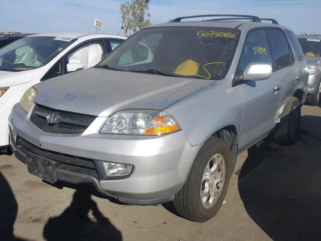 2HNYD18681H521352 - 2001 ACURA MDX TOURIN SILVER photo 2