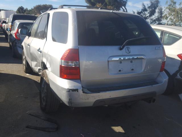 2HNYD18681H521352 - 2001 ACURA MDX TOURIN SILVER photo 3