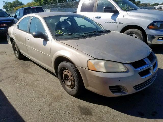 1B3EL46X84N245454 - 2004 DODGE STRATUS SX TAN photo 1