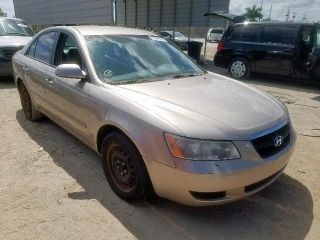 5NPET46C38H329389 - 2008 HYUNDAI SONATA GLS BEIGE photo 1