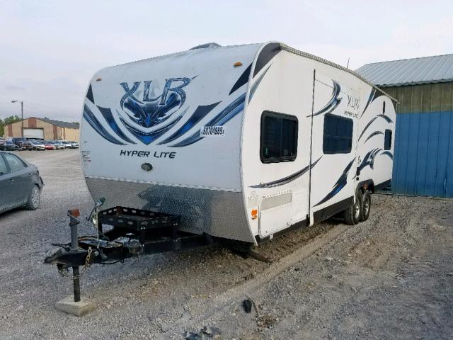 4X4TXLC28C5155291 - 2012 WILDWOOD TRAILER WHITE photo 2