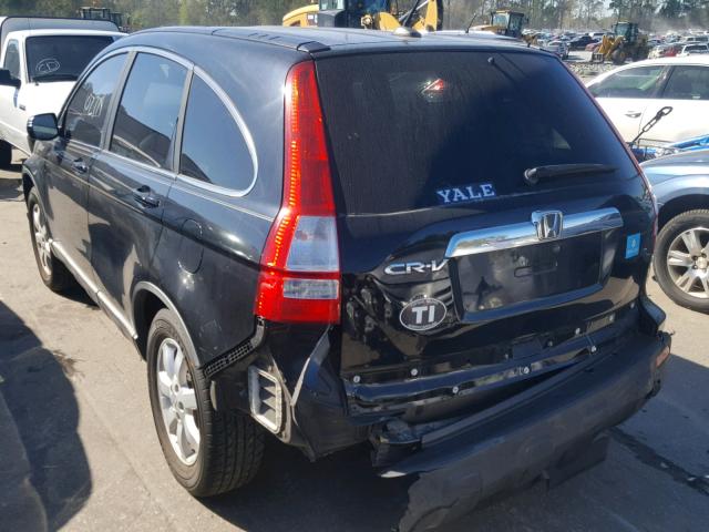 5J6RE38719L004608 - 2009 HONDA CR-V EXL BLACK photo 3