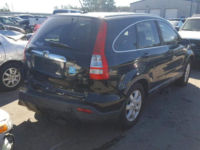 5J6RE38719L004608 - 2009 HONDA CR-V EXL BLACK photo 4