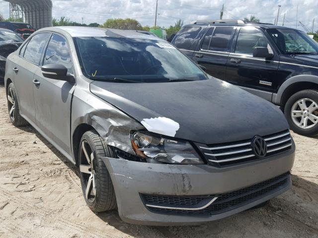 1VWAP7A35DC118368 - 2013 VOLKSWAGEN PASSAT S GRAY photo 1