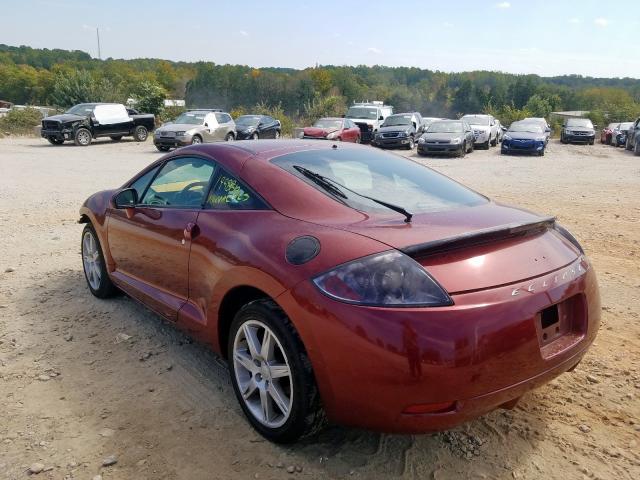 4A3AK24F67E040781 - 2007 MITSUBISHI ECLIPSE GS RED photo 3