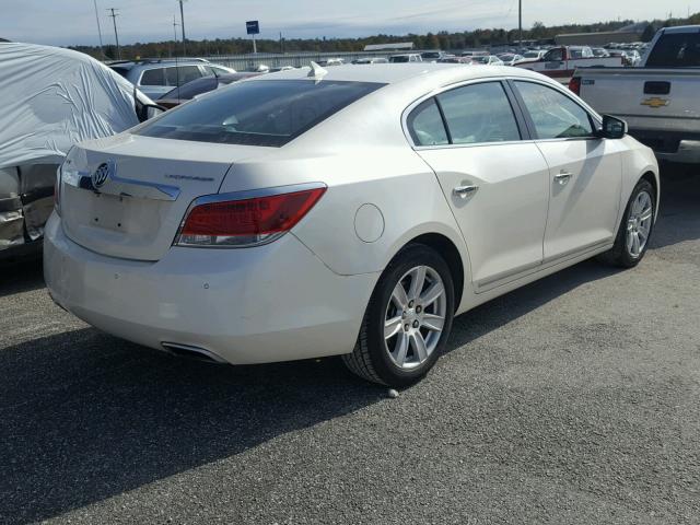 1G4GD5E35CF319555 - 2012 BUICK LACROSSE P WHITE photo 4