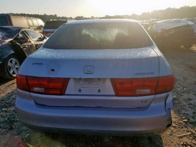 1HGCM56475A040006 - 2005 HONDA ACCORD LX SILVER photo 9