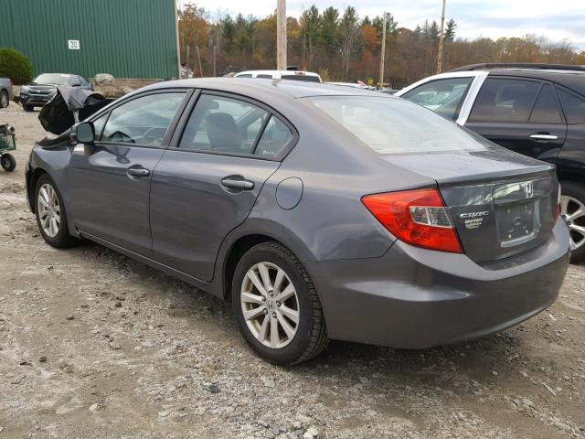 2HGFB2F98CH331478 - 2012 HONDA CIVIC EXL GRAY photo 3