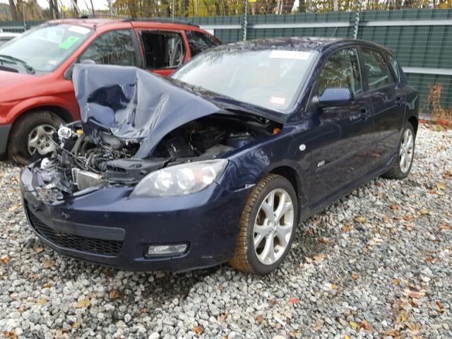 JM1BK344091205715 - 2009 MAZDA 3 S BLUE photo 2