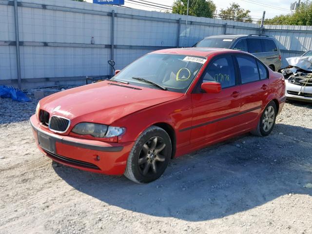 WBAEV33434KR34314 - 2004 BMW 325 I RED photo 2