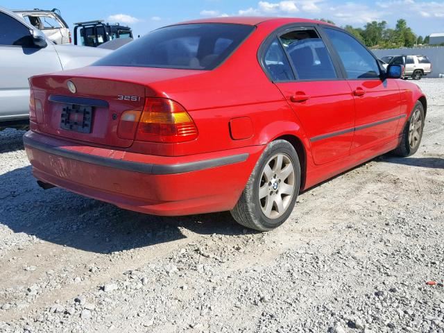 WBAEV33434KR34314 - 2004 BMW 325 I RED photo 4