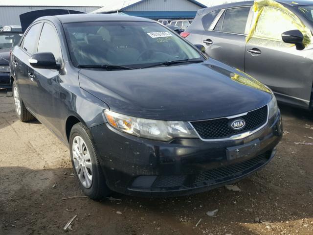 KNAFU4A21A5052132 - 2010 KIA FORTE EX BLACK photo 1