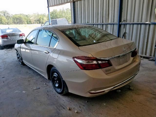 1HGCR2F8XHA212875 - 2017 HONDA ACCORD EXL GOLD photo 3