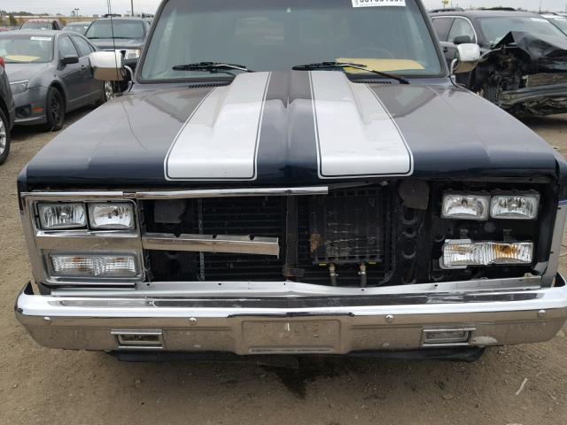 1GNER16K2LF151795 - 1990 CHEVROLET SUBURBAN R BLUE photo 7