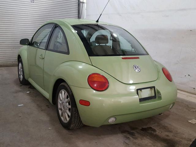 3VWCK31C74M403698 - 2004 VOLKSWAGEN NEW BEETLE GREEN photo 3