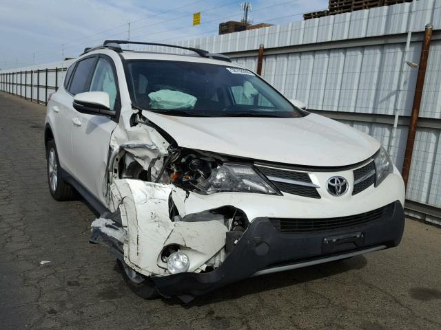 2T3YFREV7EW116504 - 2014 TOYOTA RAV4 LIMIT WHITE photo 1