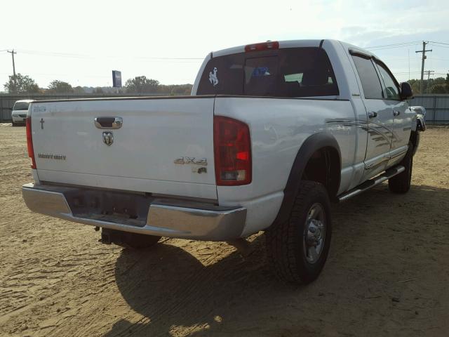 3D7KS29D26G258969 - 2006 DODGE RAM 2500 WHITE photo 4