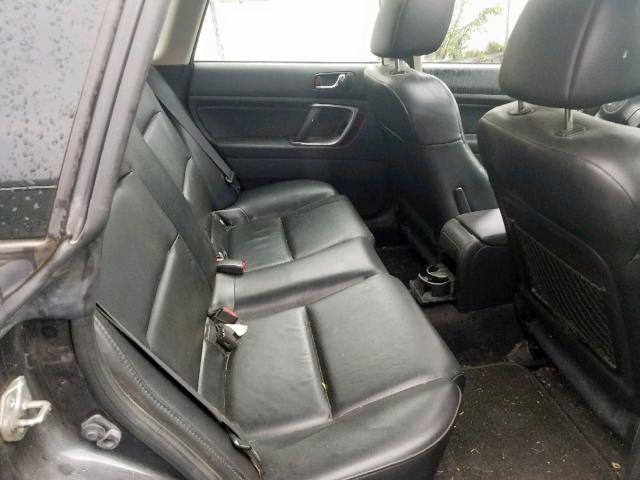 4S4BP62C277316026 - 2007 SUBARU OUTBACK OU GRAY photo 6