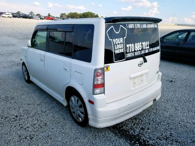 JTLKT334450192633 - 2005 TOYOTA SCION XB Weiß Foto 3