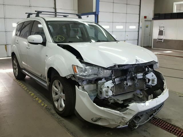 JA4JT5AX4CU013183 - 2012 MITSUBISHI OUTLANDER WHITE photo 1