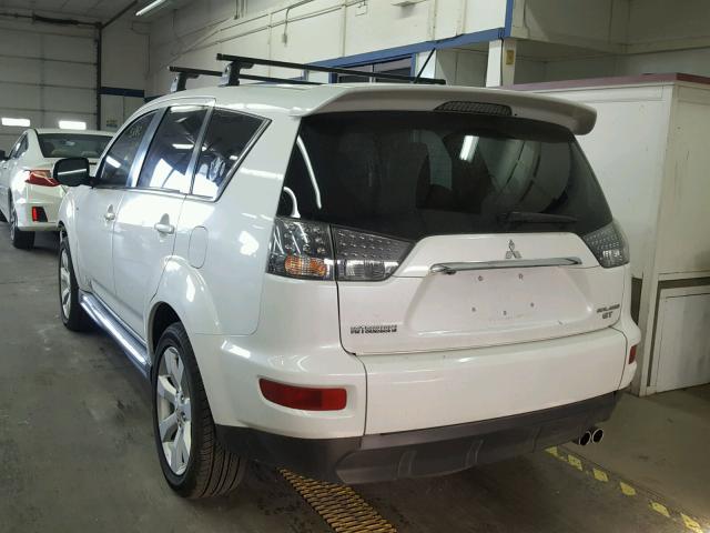 JA4JT5AX4CU013183 - 2012 MITSUBISHI OUTLANDER WHITE photo 3