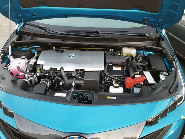 JTDKARFP2J3097667 - 2018 TOYOTA PRIUS PRIM 蓝色 照片 7