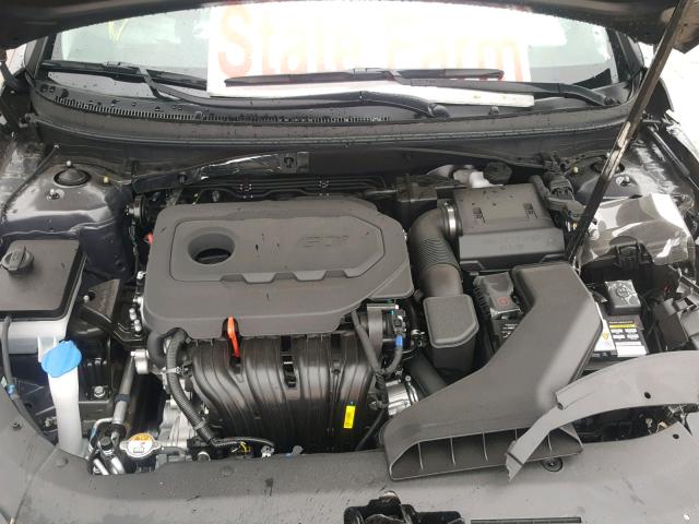 5NPE34AF6JH709480 - 2018 HYUNDAI SONATA SPO GRAY photo 7